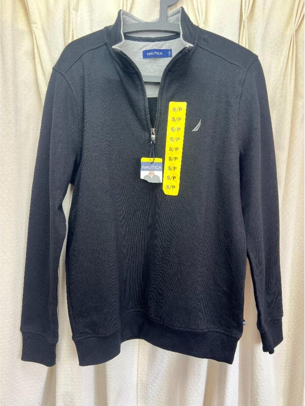 NWT Nautica Knit Quarter Zip Sweater Men's Size Small